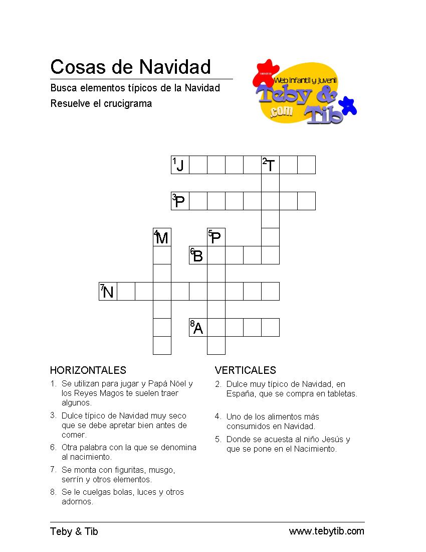 crucigramas en espanol